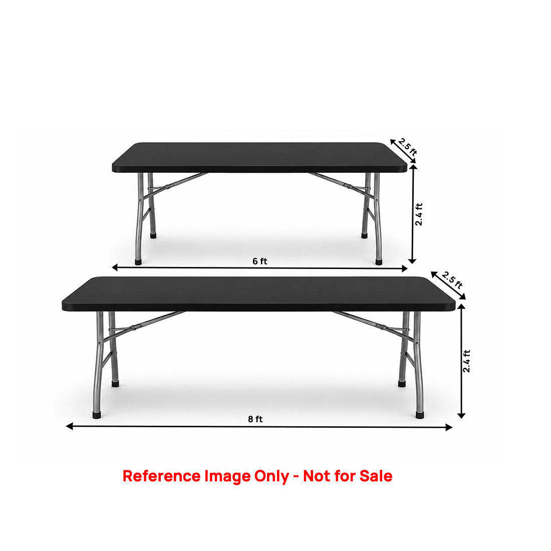Jupes de table sur mesure sans plateau 