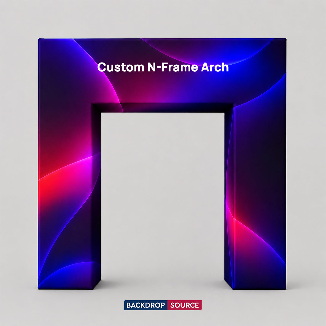 Custom N-Frame Tension Fabric Event Archway