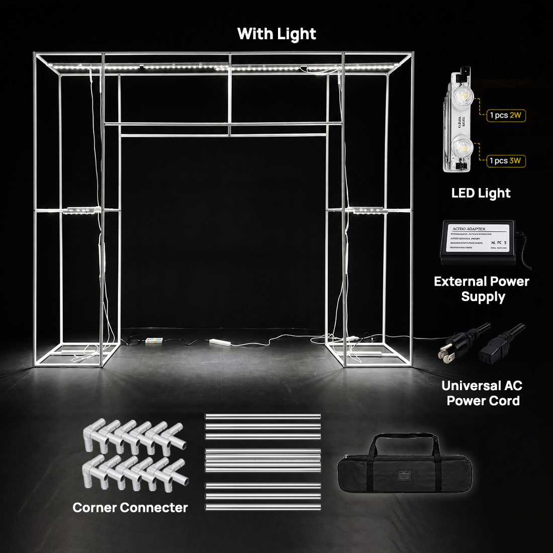 Custom N-Frame Tension Fabric Event Archway