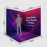 Custom Printed Trade Show Corner Booth (2 Walls)