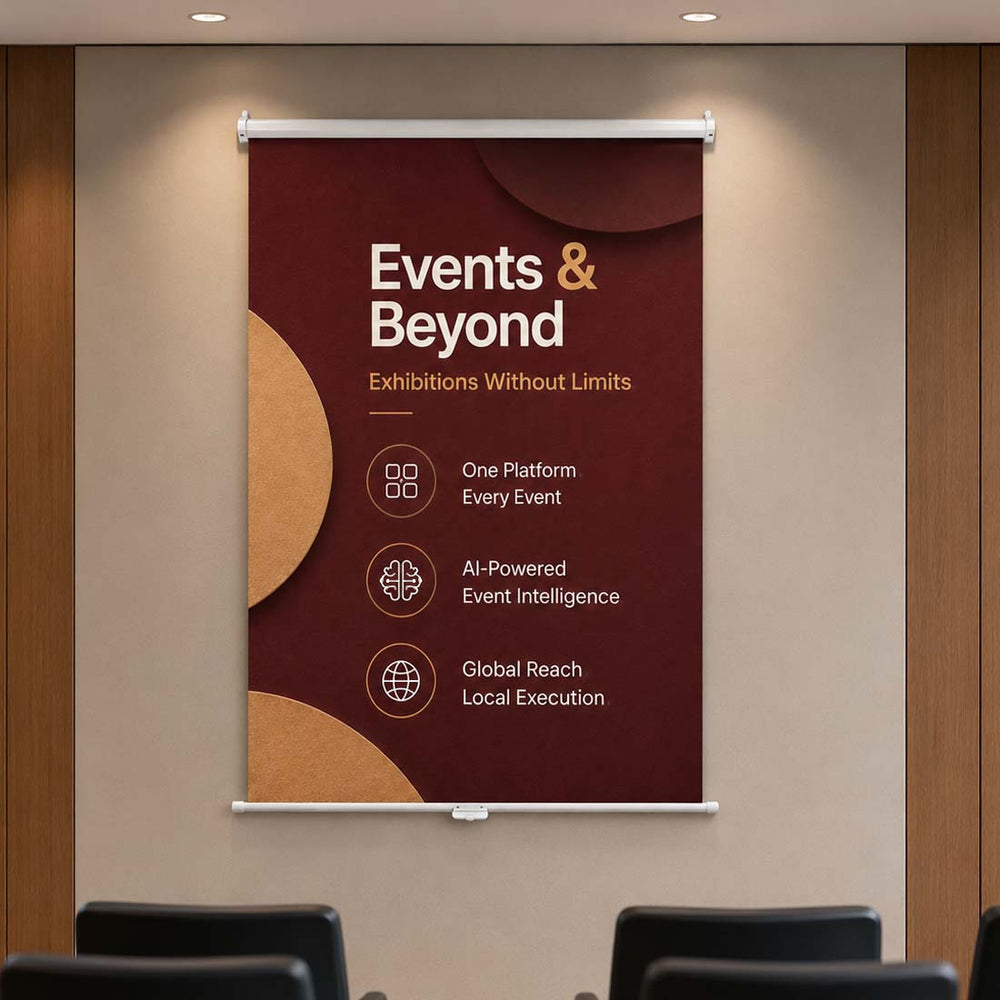 Custom Retractable Fabric Wall Hanging Backdrop with Clamps