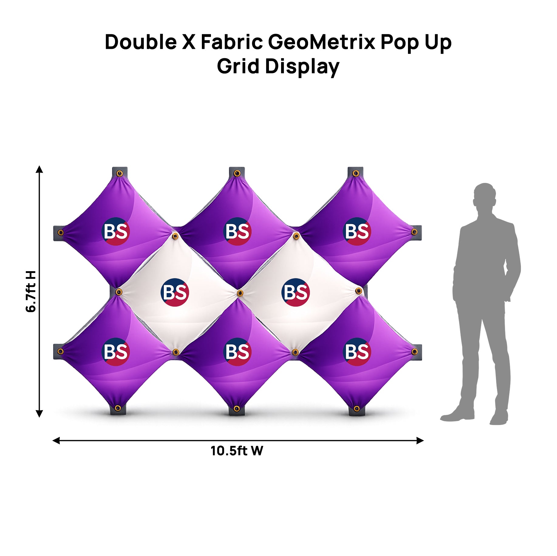 Double X - Affichage escamotable GeoMetrix Grid 