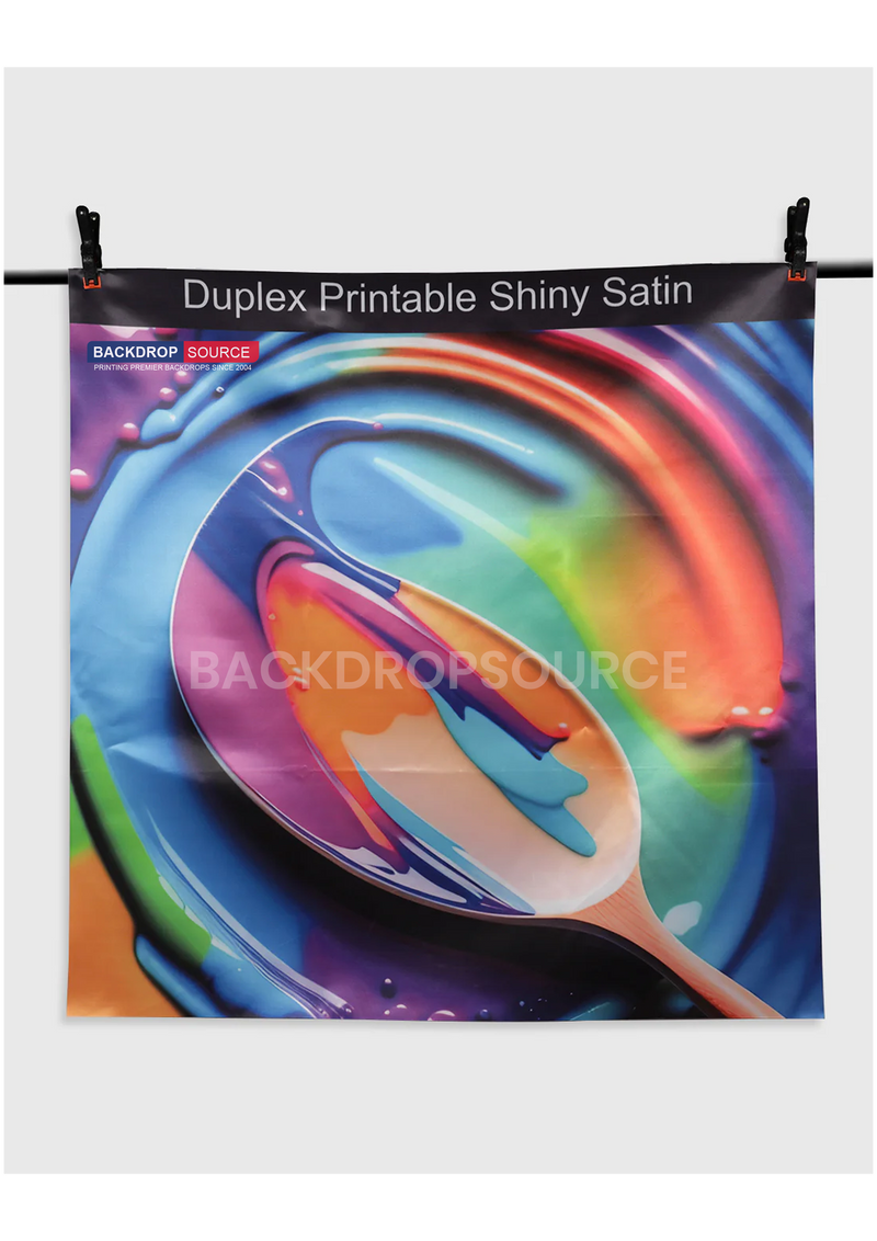 Polyester satiné brillant duplex 