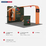 Economy L Arch TV Display Exhibition Kit for 10ft Wide Booths