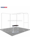 Economy L Arch TV Display Exhibition Kit for 10ft Wide Booths