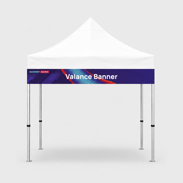 Fabric Canopy Tent Valance Banner