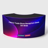 Fabric Trade Show Reception Desk – 5ft Wide