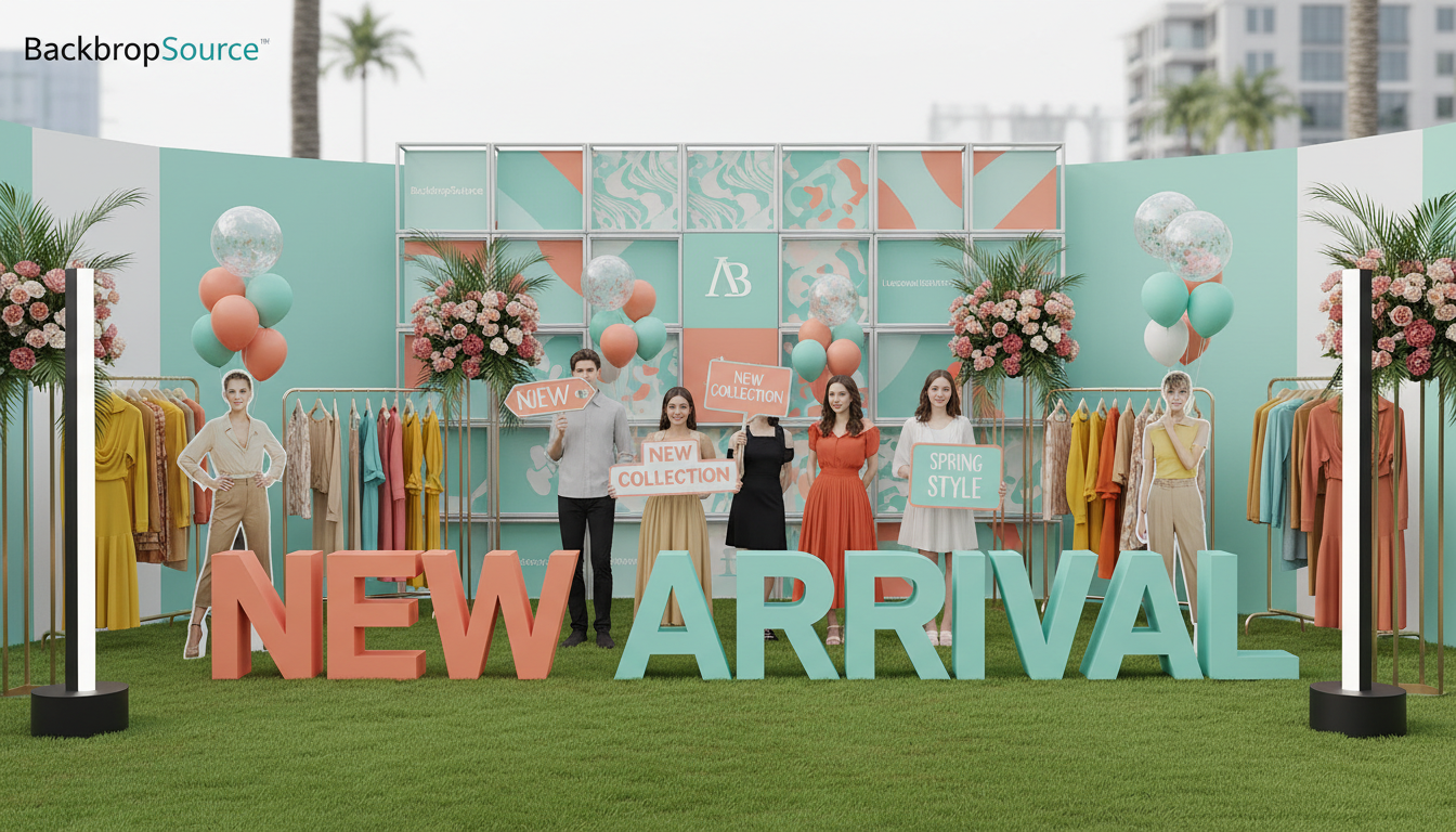 Freestanding 3D Words & Phrases Display Stand