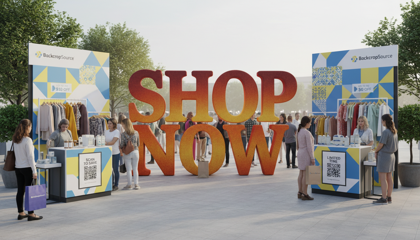 Freestanding 3D Words & Phrases Display Stand