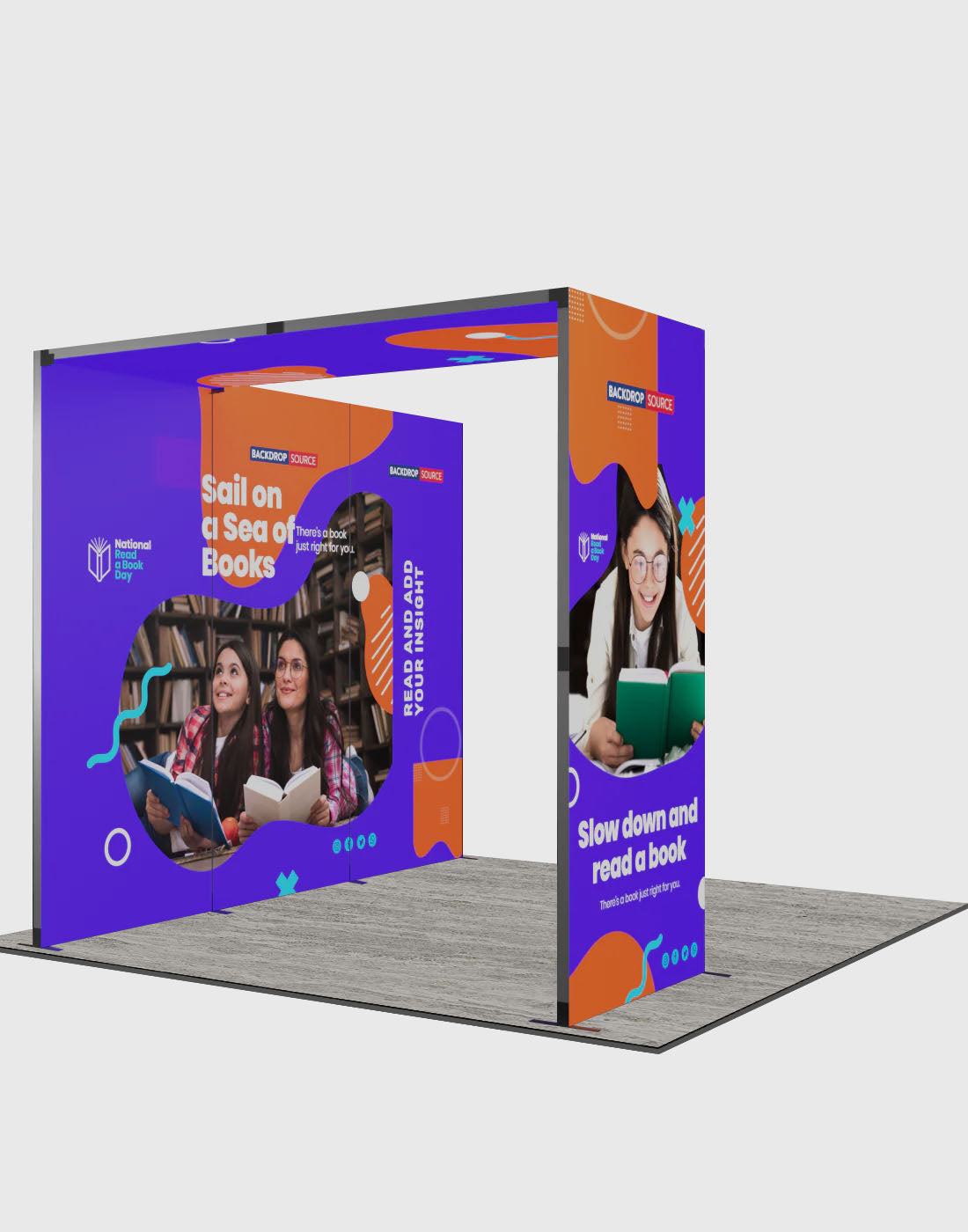 Foldable SEG Exhibition Display - Model 1