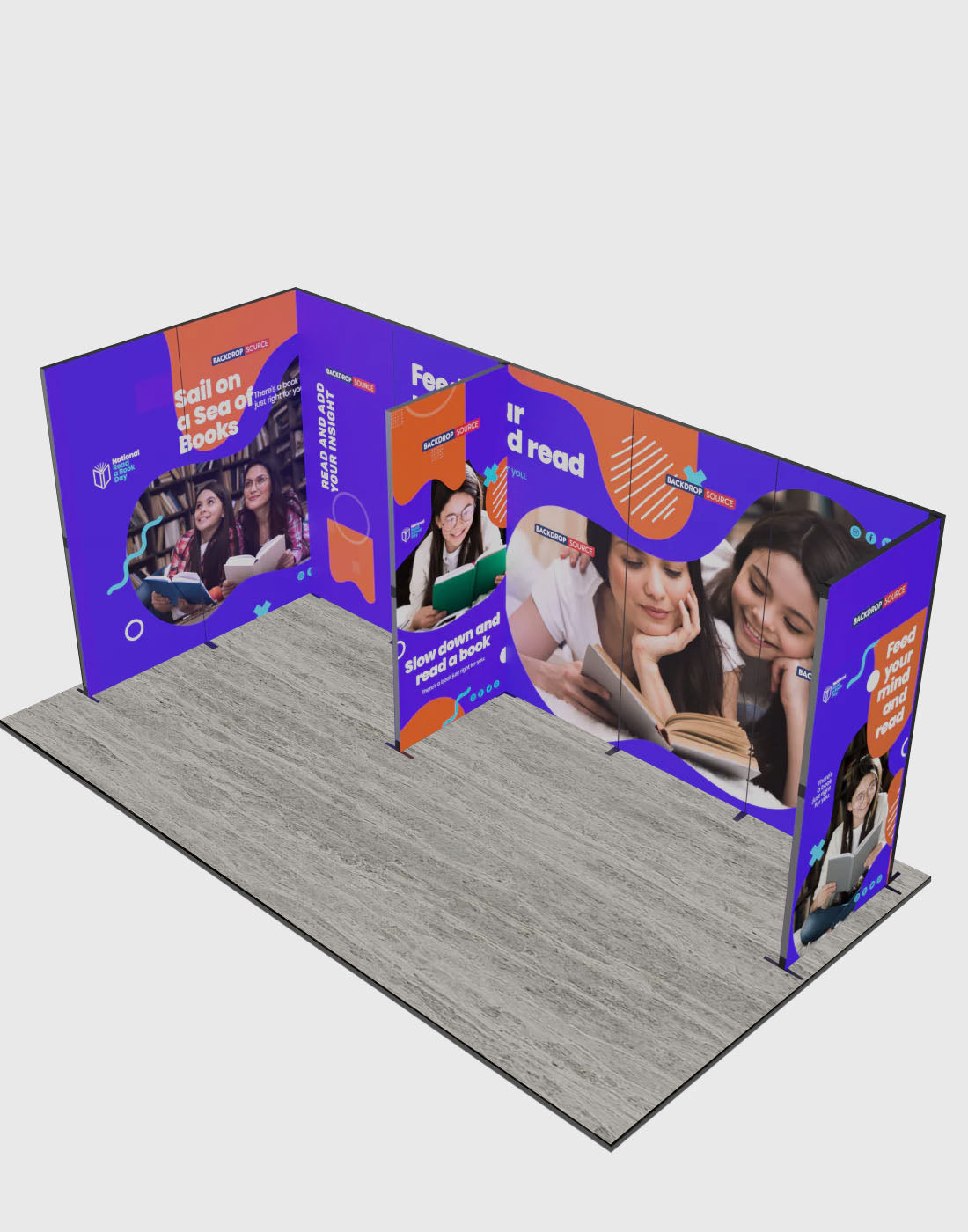 Foldable SEG Exhibition Display - Model 15