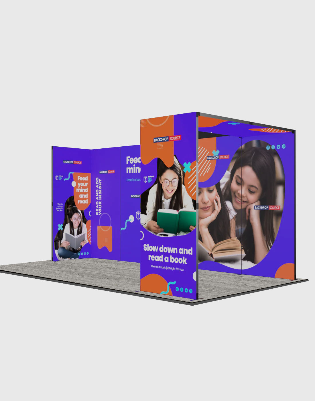 Foldable SEG Exhibition Display - Model 17