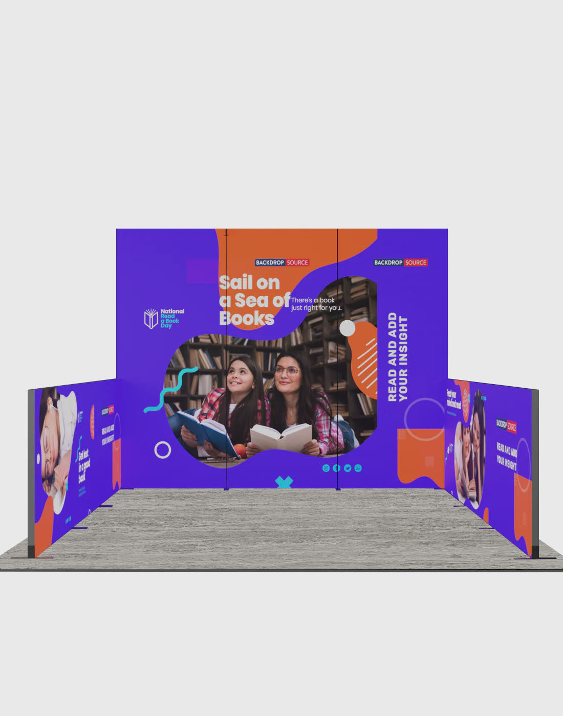 Foldable SEG Exhibition Display - Model 3