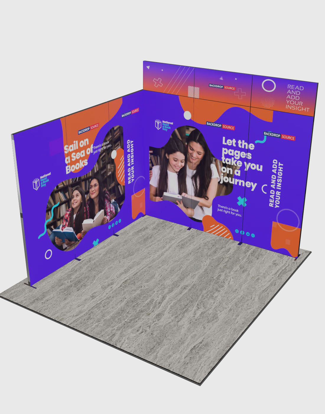 Foldable SEG Exhibition Display - Model 7