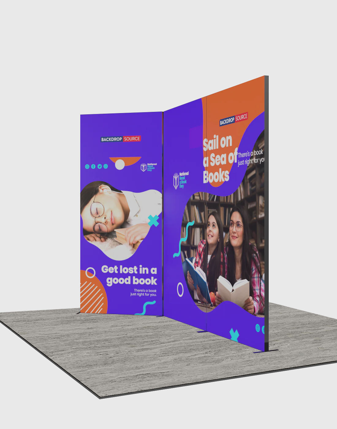 Foldable SEG Exhibition Display - Model 9