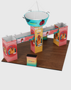 Modular Booth Kits 20ft x 20ft - Model 8