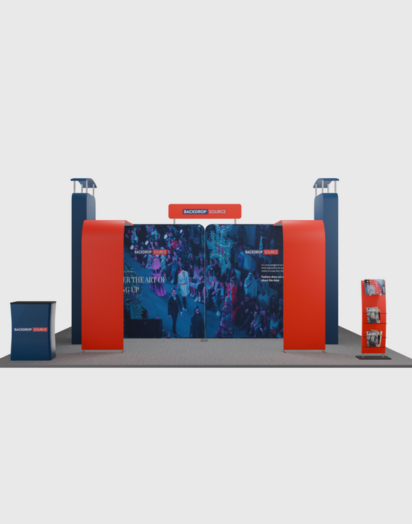 Modular Booth Kits 20ft x 20ft - Model 04