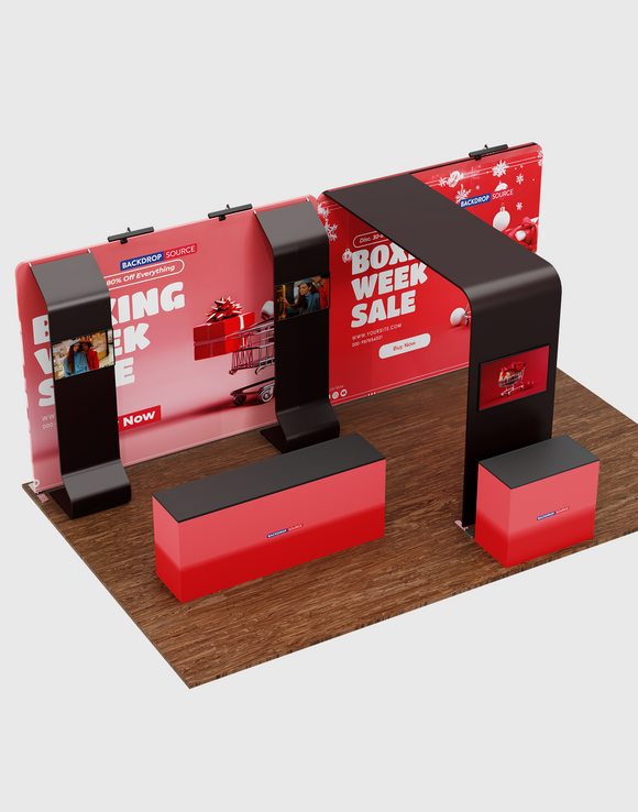 Portable Exhibit Display 10ft x 20ft - Model 5