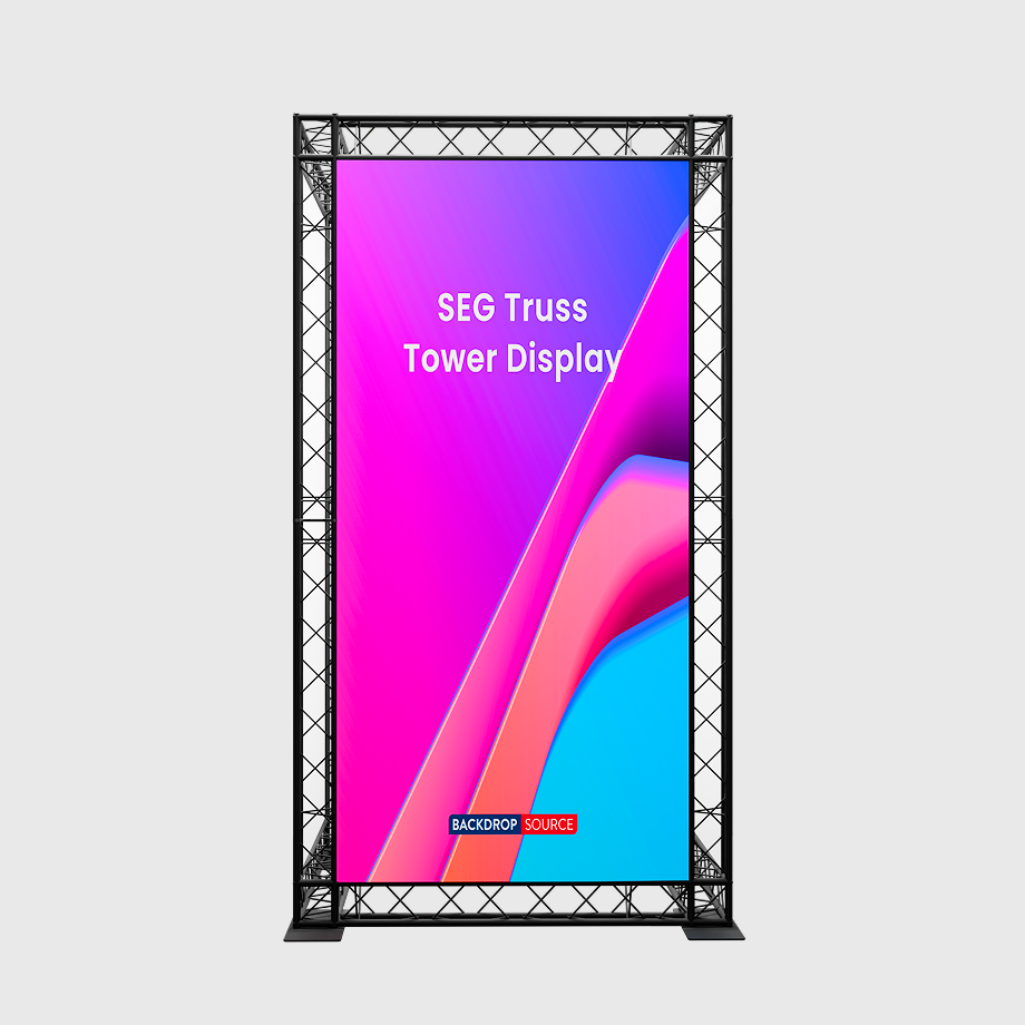 Modular SEG Truss Tower Display | Custom Trade Show Tower Canada ...