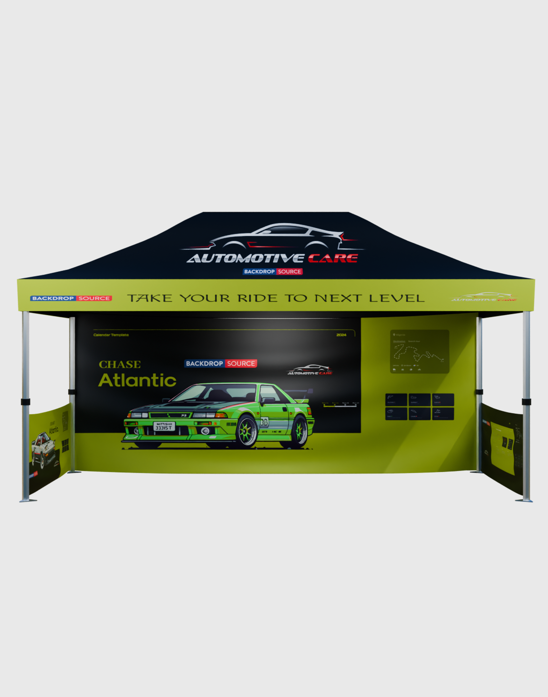 FIFA 2026 Heavy Duty Custom Canopy Tent (15ft x 10ft)