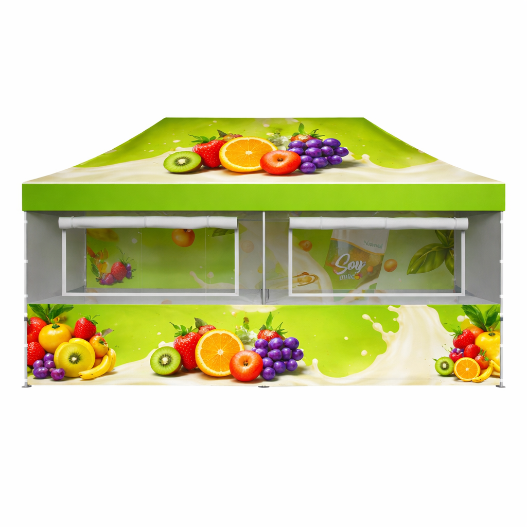 20ft x 10ft Custom Food Booth Canopy Tent