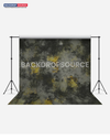 Printed Grungy Green Patch Wrinkle‑Resistant Backdrop for Fashion Photography