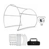 Half Circle Photo Booth Enclosure