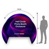Half Circle Photo Booth Enclosure