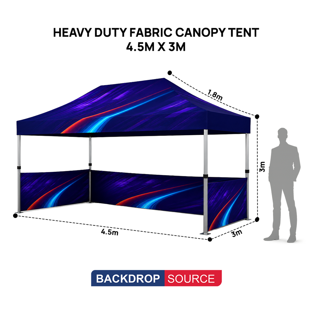 Heavy Duty Fabric Canopy Tent – (15ft x 10ft)