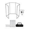 Cabine photo hexagonale 