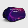 Horizontal Fabric Pop Up Banners (Double Side Printed)