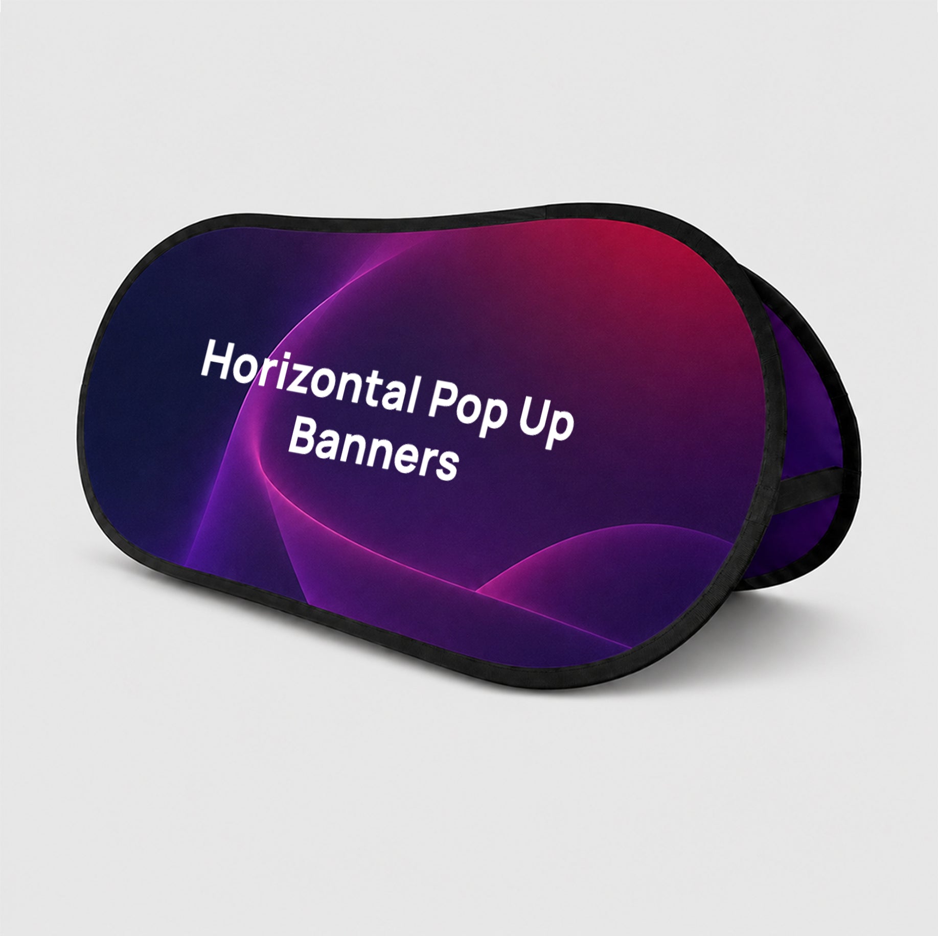Horizontal Fabric Pop Up Banners (Double Side Printed)