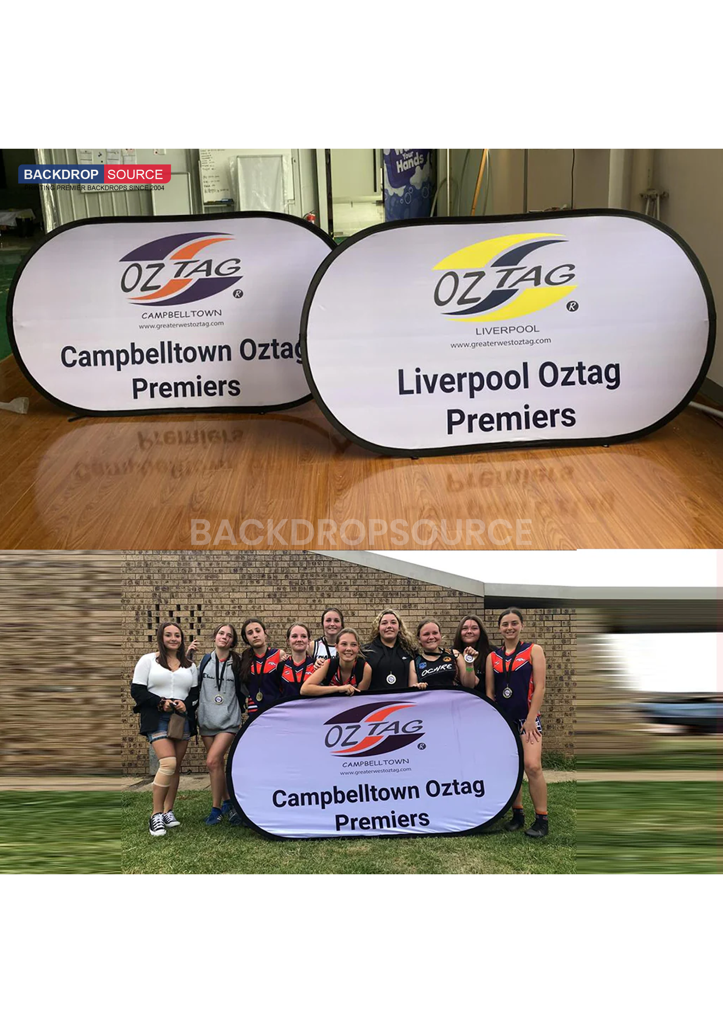 Horizontal Pop Up Banner (Double Side Printed)