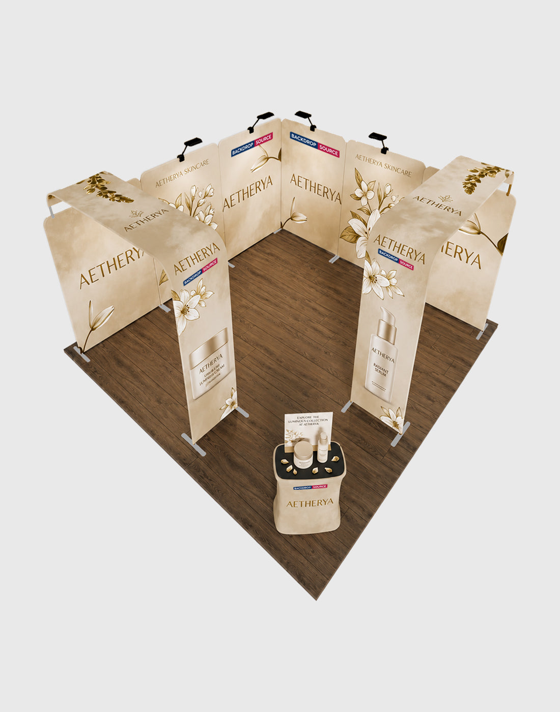 Modular Booth Kits 20ft x 20ft - Model 19