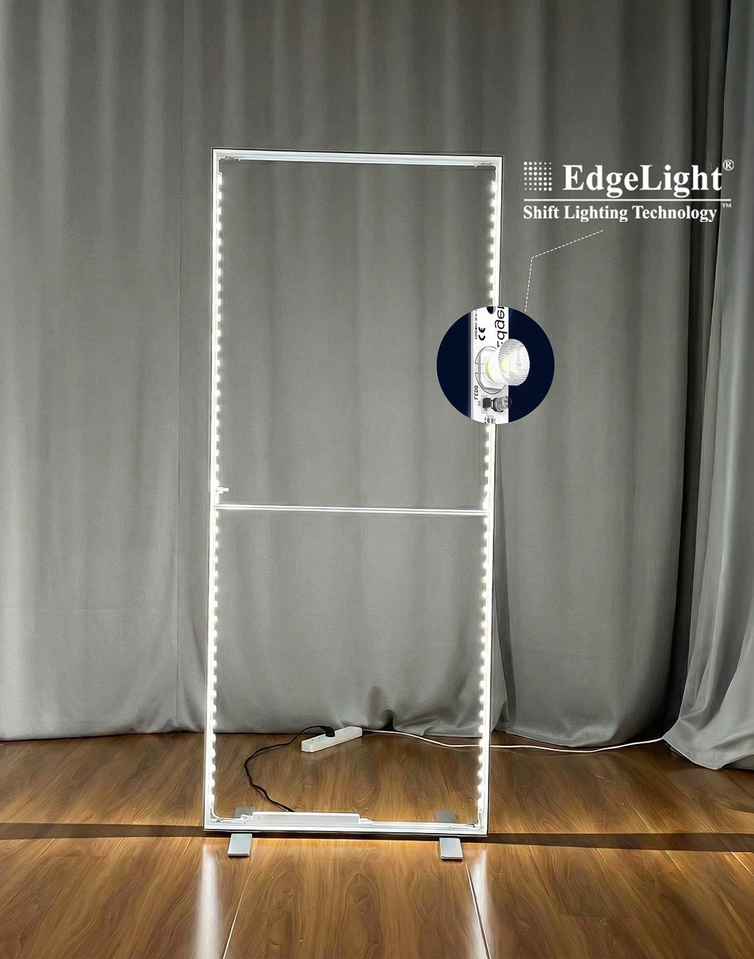 SEG Fabric LED Light Box Display - 2.8ft W x 6.5ft H