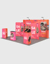 Modular Booth Kits 20ft x 20ft - Model 17