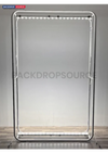 L-Shaped Illuminated Media Wall Set with Counters for 10ft x 10ft Booths.