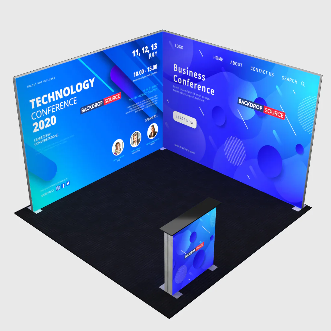 SEG Modular Lightbox Display Kit - Model 4