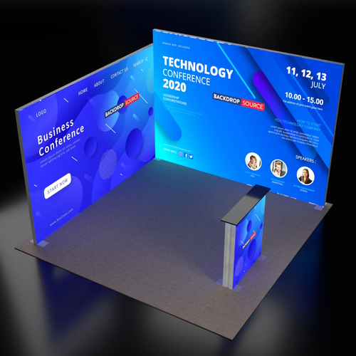 Kit d'affichage modulaire lumineux SEG - Modèle 8 
