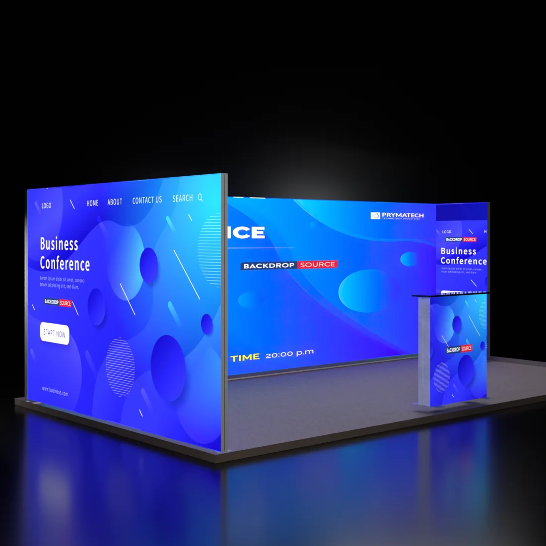Kit d'affichage modulaire lumineux SEG - Modèle 10 