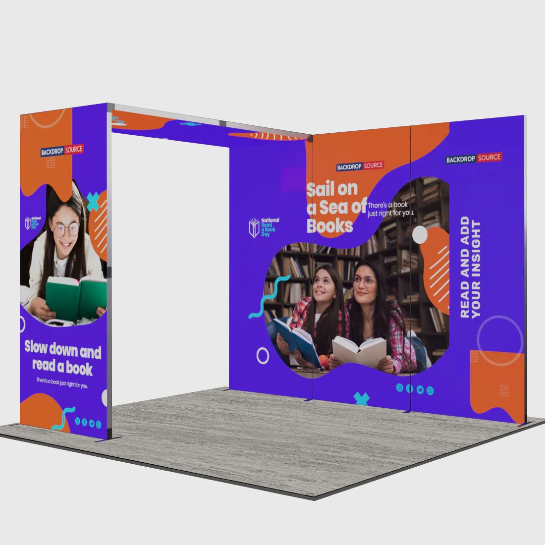 Foldable SEG Exhibition Display - Model 1