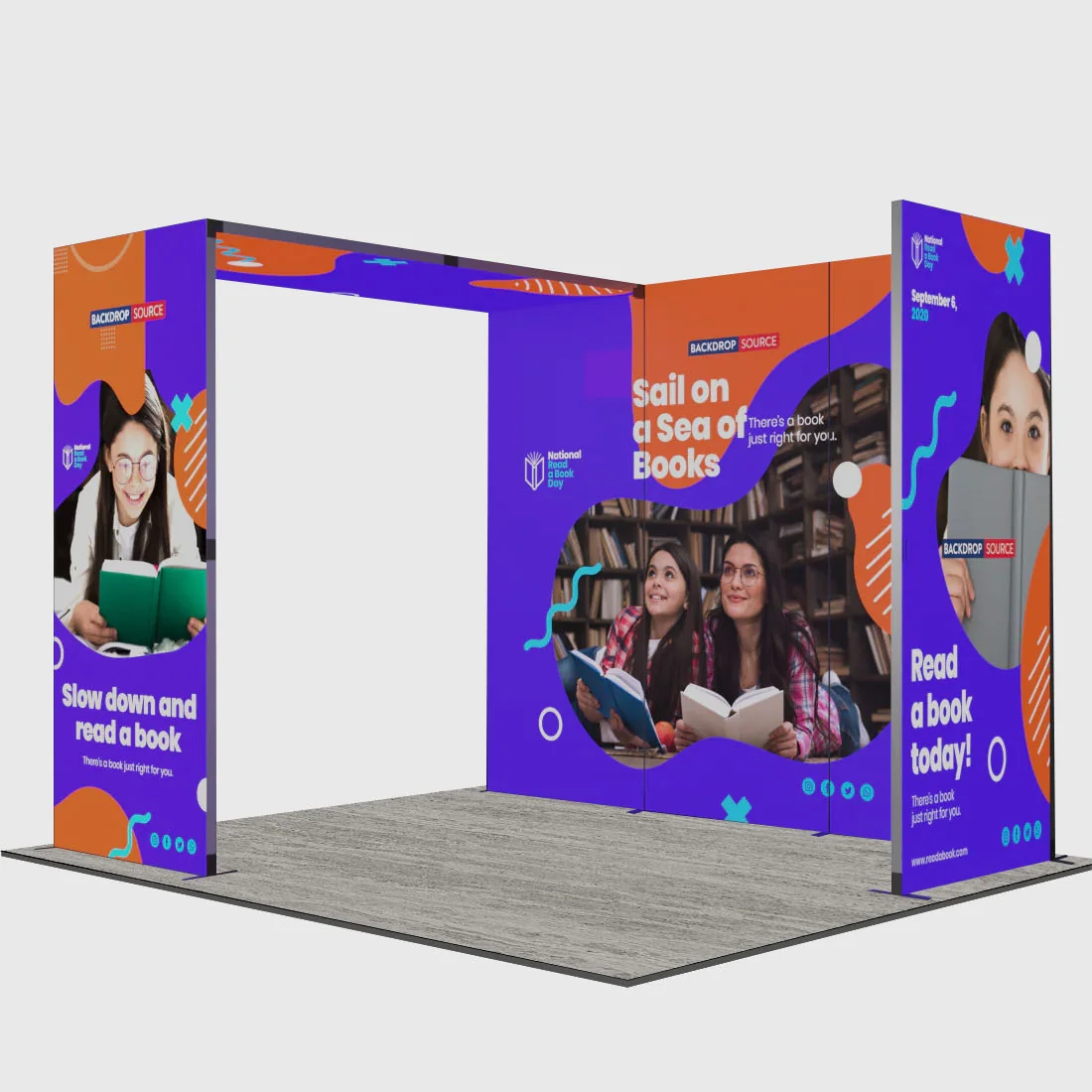 Foldable SEG Exhibition Display - Model 2