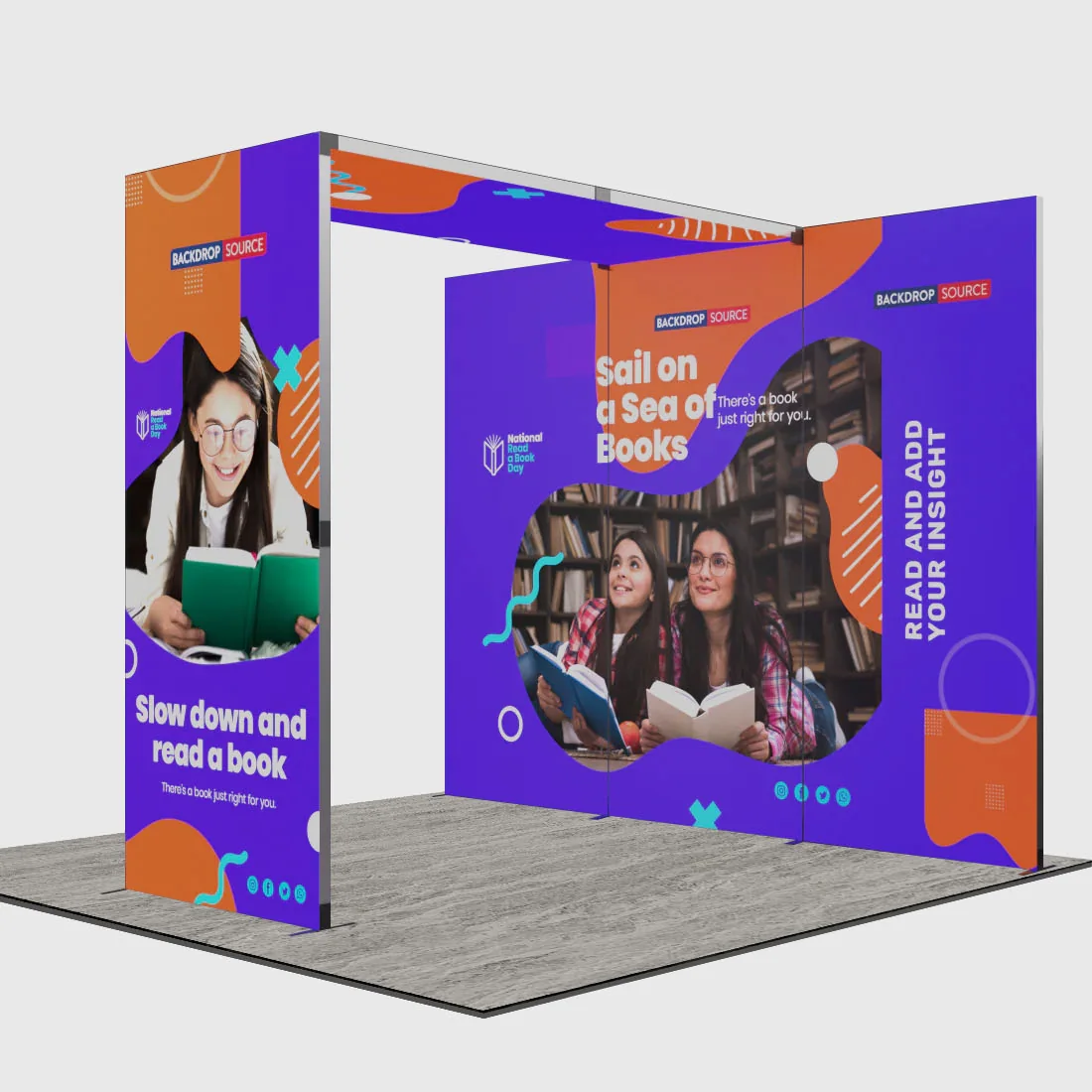 Foldable SEG Exhibition Display - Model 4