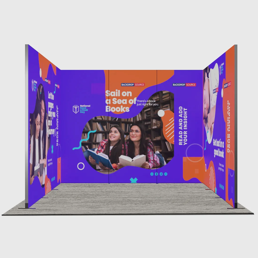 Foldable SEG Exhibition Display - Model 6