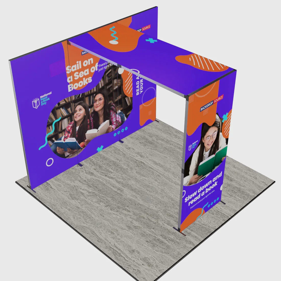 Foldable SEG Exhibition Display - Model 4
