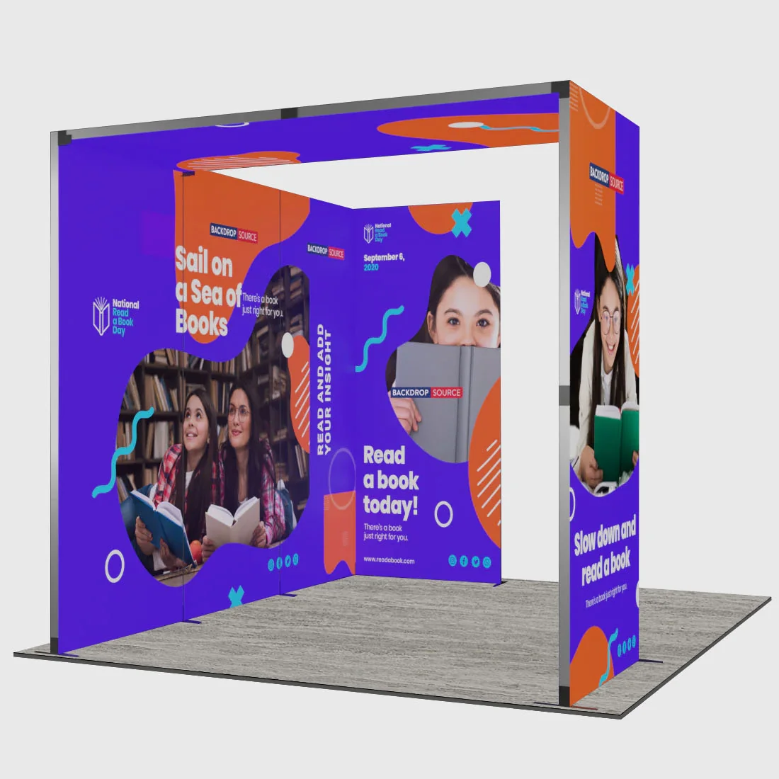 Foldable SEG Exhibition Display - Model 2