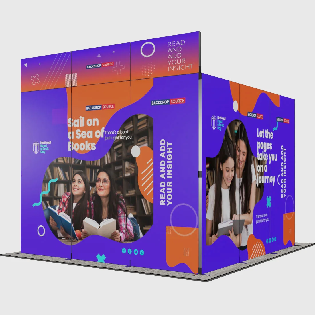 Foldable SEG Exhibition Display - Model 7