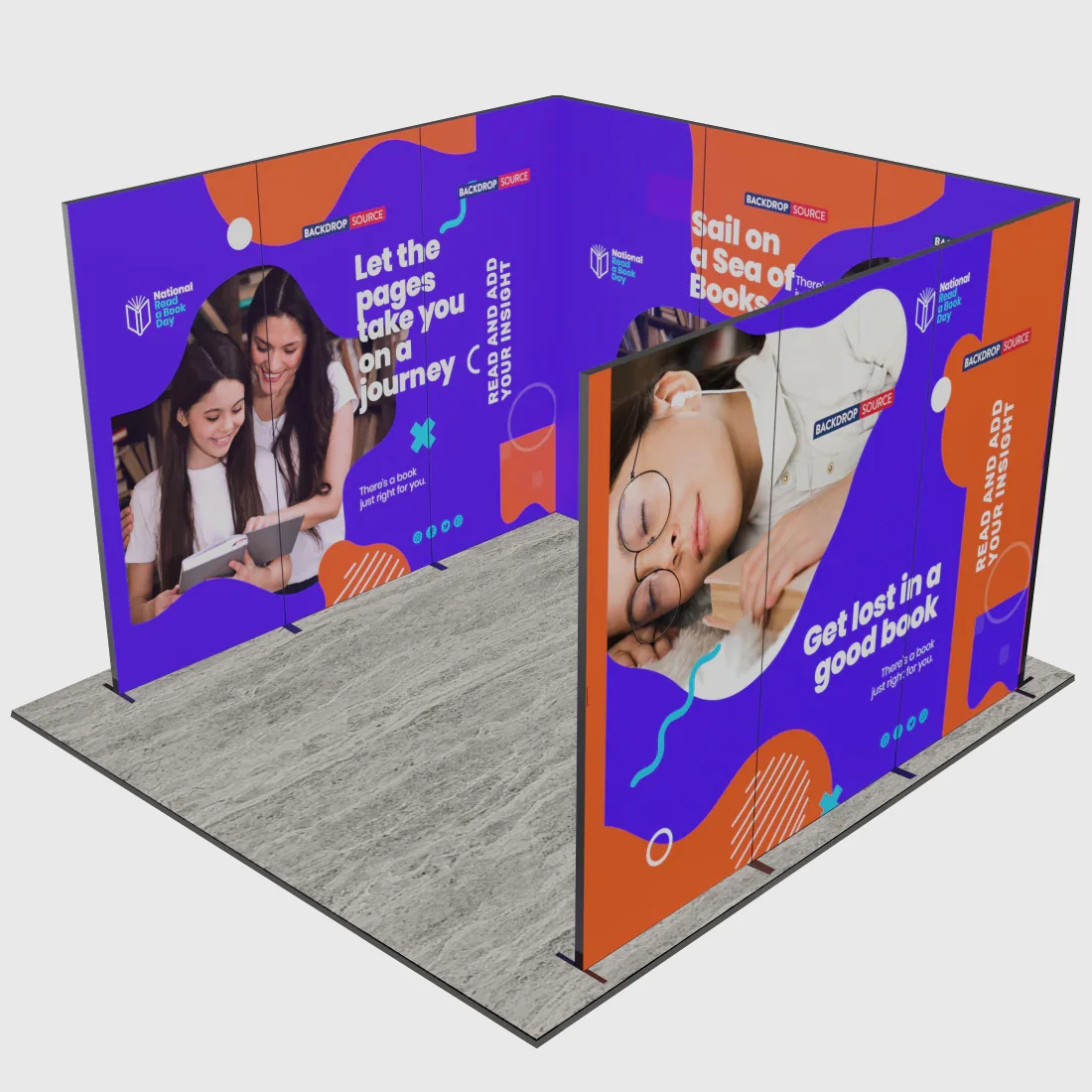 Foldable SEG Exhibition Display - Model 6