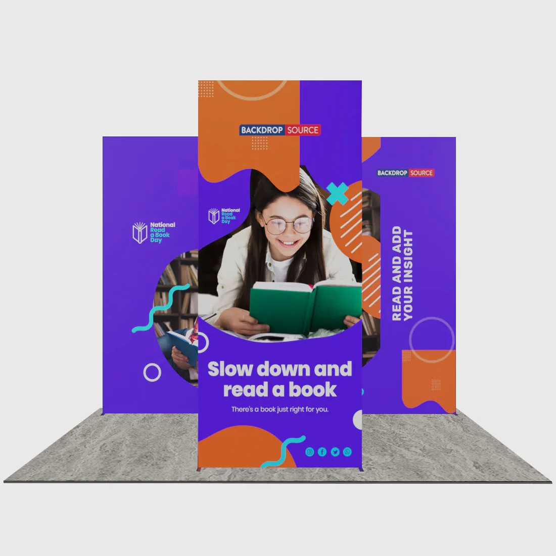 Foldable SEG Exhibition Display - Model 4