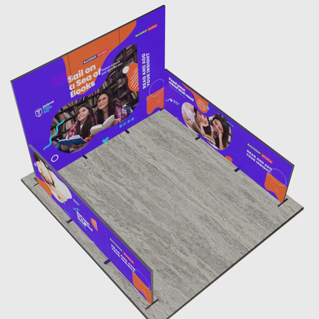 Foldable SEG Exhibition Display - Model 3